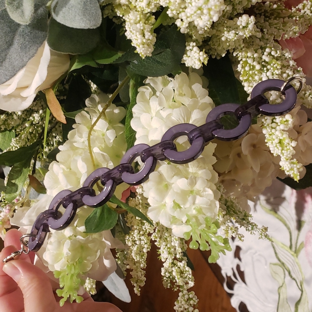 Bracelet gray 8 inch